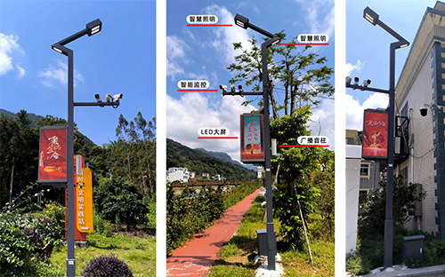 智慧路灯杆作为新型综合智能基础设施，是推动农村治理现代化、智慧化的重要力量。耀世在线作为智慧杆物联网领域高新技术企业，协助合作伙伴于广东某新农村建成运营智慧路灯杆项目，为传统乡村地区注入新的生命力。